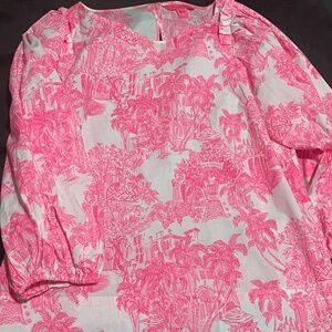 Lilly Pulitzer Anniversary Toile Shirt
